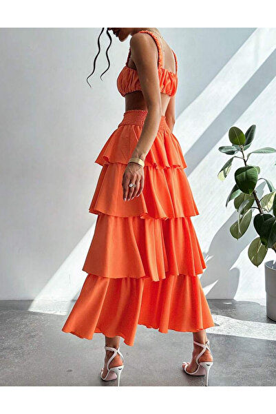 Sheya Shein outfit, orange