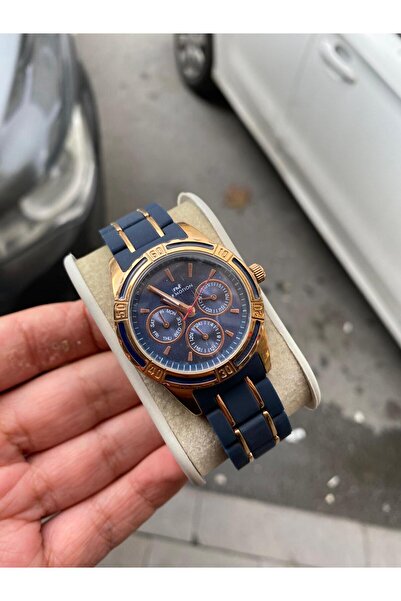 Ferrucci FOR MOTİON SİLİKON METAL KARIŞIM LACİVERT KOL SAATİ