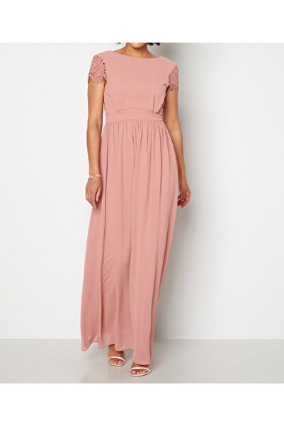 Evendi Long dress, Powder Pink