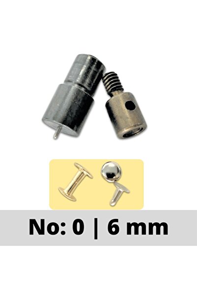 ipekbazaar Perçin (Rivet) Takma Kalıbı 1Takım No:0 | 33 | 33 Çift Kafa | 33.5...