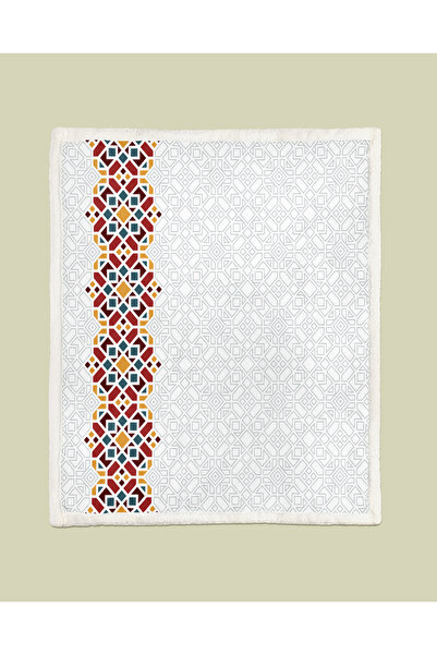 Elioure Patterned Sherpa Thick Double Tv Blanket