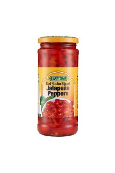 Freshly شرائح فلفل هالبينو أحمر – 510 غرام
