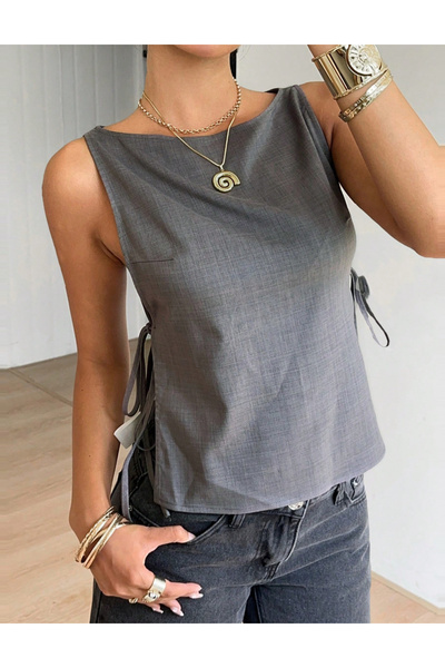 Sheya Shein vest, gray