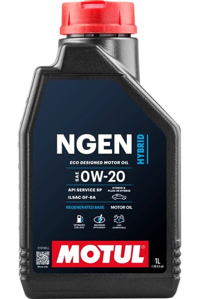 Motul Hybrid 0W20 engine oil 1L