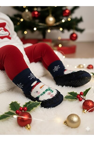 stoks toys Children's Moccasin Socks Booties Slippers - Non-Slip Home & Kinde...