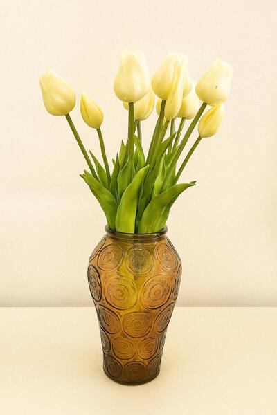 Yonca Hediyelik CAM VAZO DEKORATİF