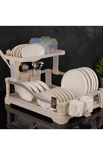 akdeniz home BUL-004 MİEN Paslanmaz Alüminyum Katlı Tabaklık