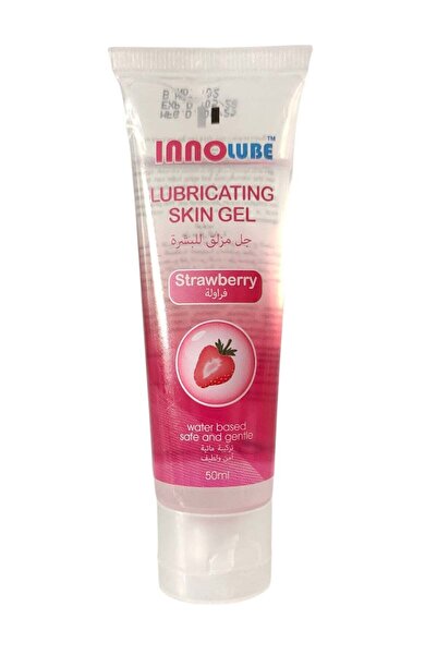 InnoLube جل مرطب بنكهة الفراولة، آمن ولطيف على البشرة، 50 مل