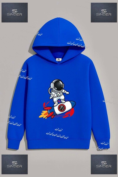 SS SİNSER Φούτερ Unisex με στάμπα "ASTRONOT MEKIK USTUNDE "