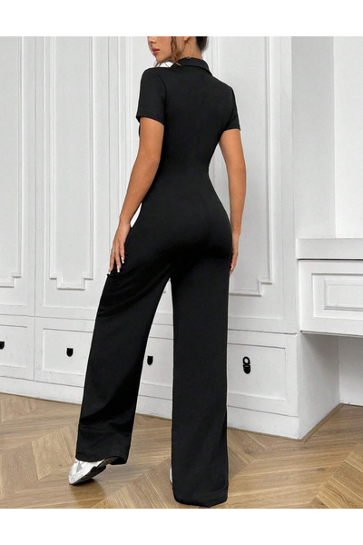 Sheya Shein long jumpsuit, black