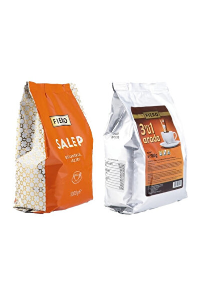 Fıero Fiero, 2'li Set (3’ü 1 Arada Kahve, 1 kg + Salep, 1 kg)