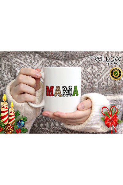WİLLOW STORE Merry Christmas, Christmas Themed Porcelain Mug, New Year, Merry...