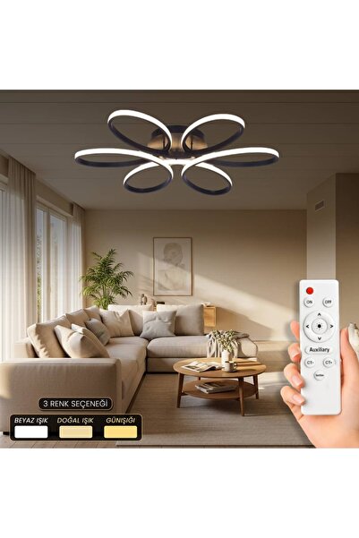 Holdak Nivul Plafonyer Kumandalı Modern Led Avize