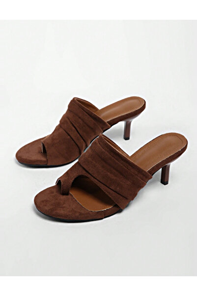 Sheya Shein heeled clogs, brown