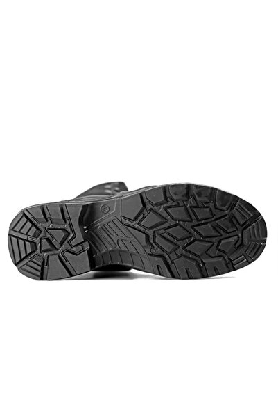 Scooter Erkek Hakiki Deri Su Geçirmez Bağcıklı Tactical/outdoor Kışlık Askeri Uzun Bot Ortopedik Taban