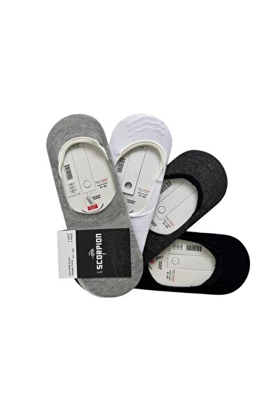 Plus Scorpion Set of 4 Pairs of Men's Short Socks - soft and comfortable