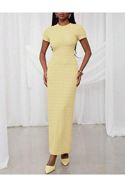 Sheya Shein maxi dress, beige