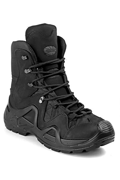 Scooter Erkek Hakiki Deri Su Geçirmez Bağcıklı Tactical/outdoor Kışlık Askeri Uzun Bot Ortopedik Taban