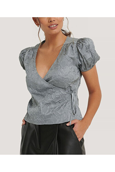 NA-KD Blouse, Gray
