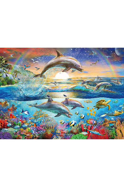 RAVENSBURGER Dolphin Paradise Puzzle, 300 Pieces