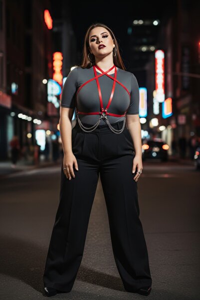 Angels Passion Plus Size Red Women's Belt