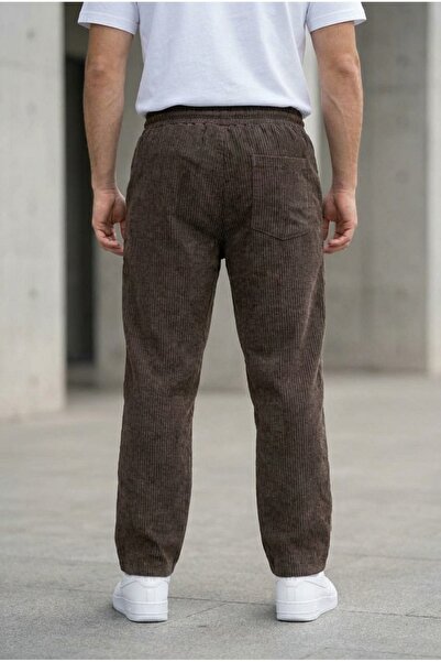 hello7 Men's Velvet Baggy Fit Pants