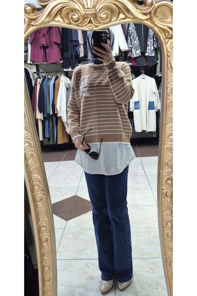 Mintaş Striped knitwear sweater