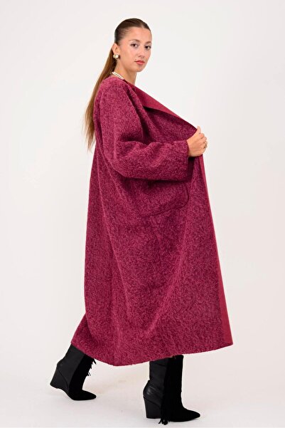 Park Moda 7332 Pocket Detail Felt Coat