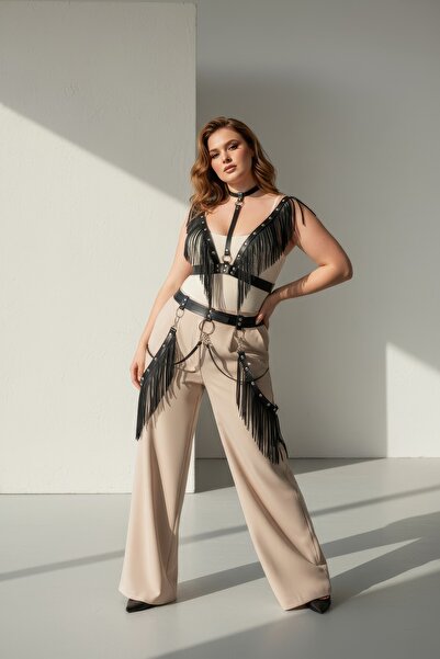 Angels Passion Plus Size Black Women's Belt