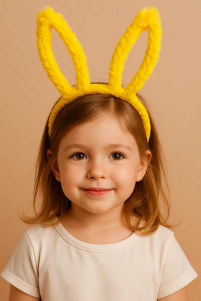 seymenbıçakçılık Coroană cu urechi de iepure de pluș – Accesoriu pentru petre...