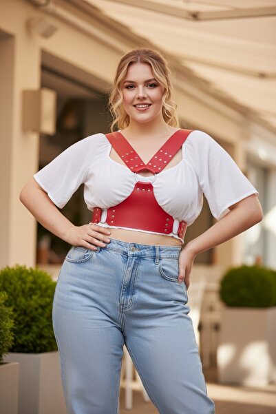 Angels Passion Plus Size Red Women's Belt