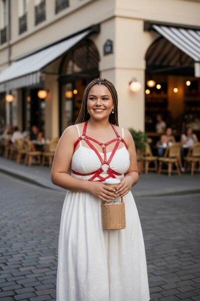 Angels Passion Plus Size Red Women's Belt