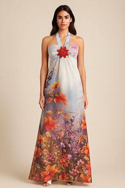 BRATO Georgette floral dress