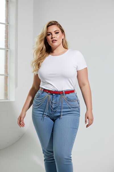 Angels Passion Large Size Red Women's Belt