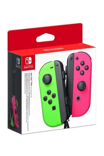 Generic Nintendo Joy Cons Wireless Controller for Nintendo Switch - Neon Pink/Neon Green