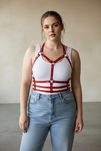 Angels Passion Plus Size Red Women's Belt