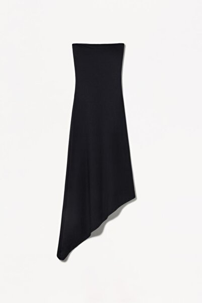 JE-TU Asymmetrical Bandeau Dress Jt9017