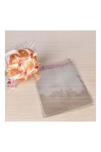 Generic 100-Piece Self-Adhesive Baking Bag Set - Clear