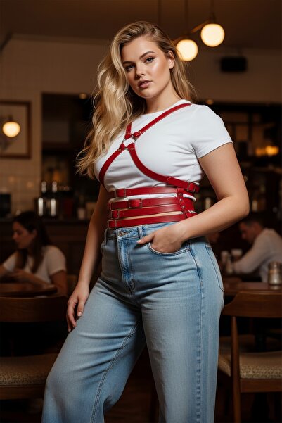 Angels Passion Battal Size Red Women's Belt