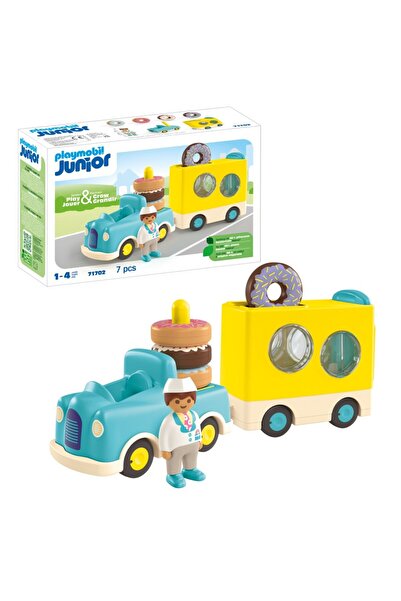 Playmobil Junior - Donut Stacking and Sorting Truck