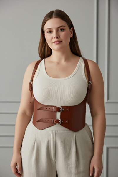 Angels Passion Plus Size Tan Women's Belt