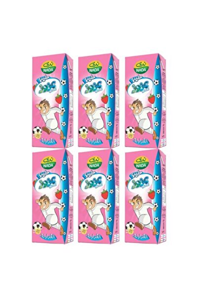 Nada Strawberry Milk - 6 × 185 ml