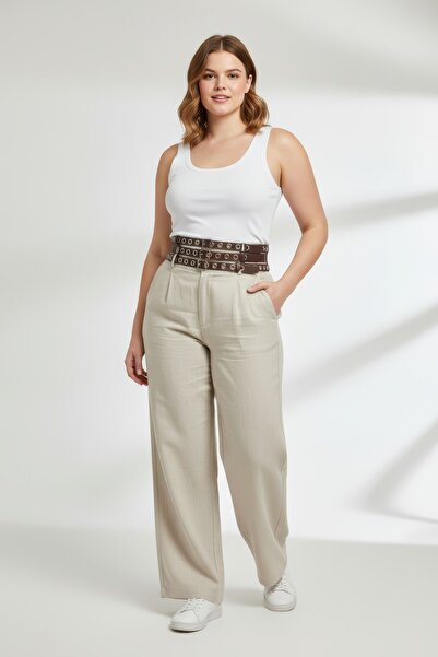 Angels Passion Plus Size Tan Women's Belt