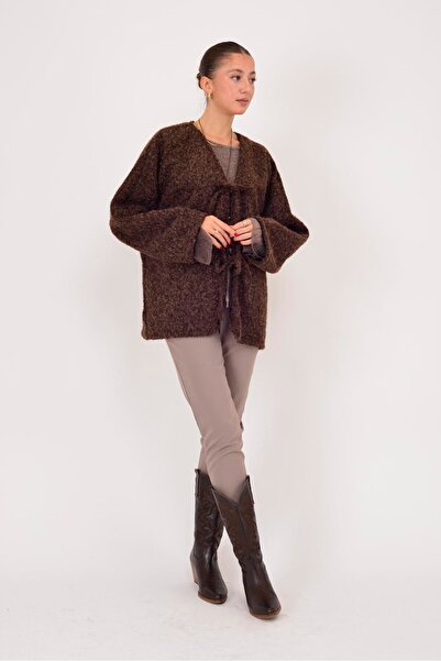 Park Moda 12586 Felt Coat with Binding Details