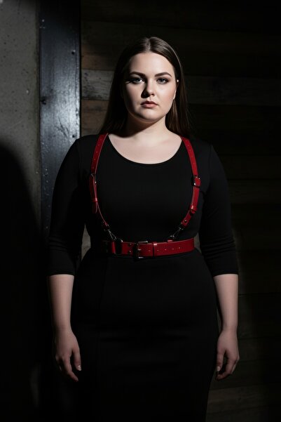 Angels Passion Large Size Red Women's Belt