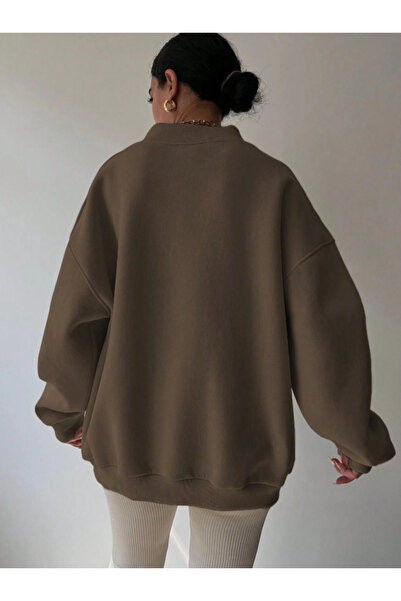 COOL TARZ Oversize V-Neck Women's Sweatshirt