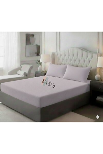 She&Co Double Fitted Sheet Set - 3 Pieces | Lila