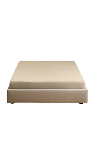 Sabia 100% Cotton 62 Thread Count 140X200 cm +37 cm Height Suitable Double Size Fitted Sheet