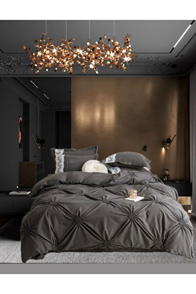 TALIDA HOME BED LINEN SET WITH HEART PLEATS