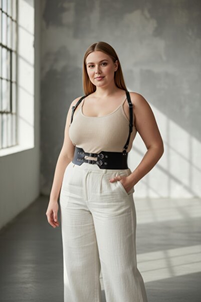 Angels Passion Plus Size Black Women's Belt